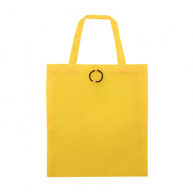 SAC PLIABLE AVEC ELASTIQUE PERSONNALISABLE 'PLIOU' - jaune