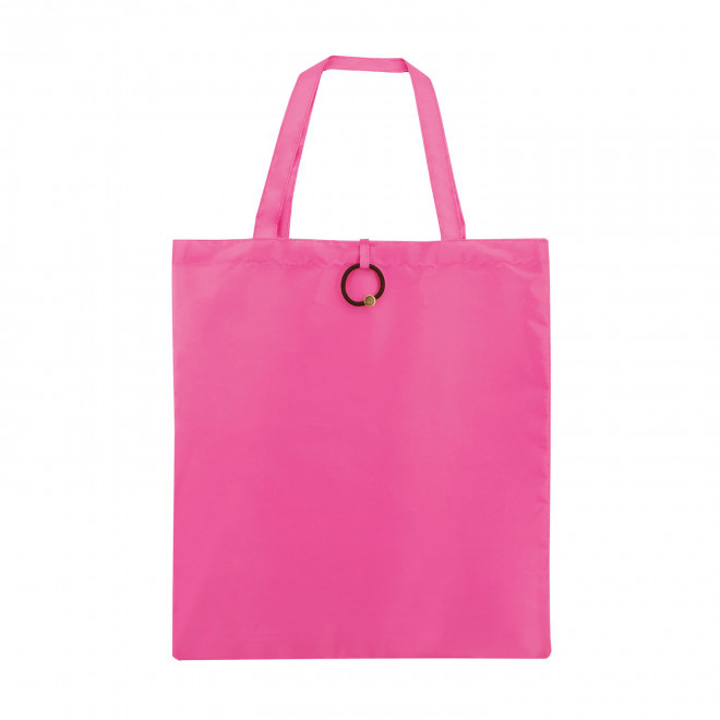 SAC PLIABLE AVEC ELASTIQUE PERSONNALISABLE 'PLIOU' - fuchsia