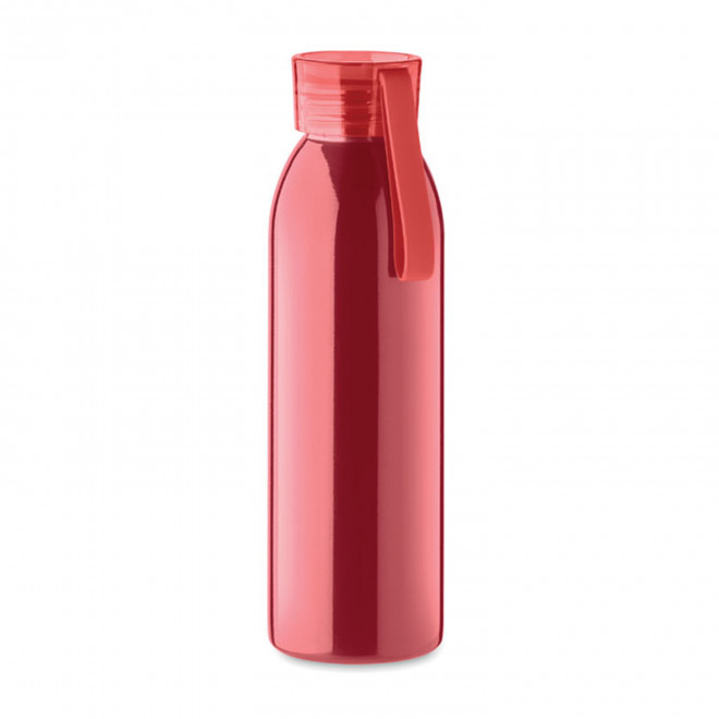 GOURDE EN ACIER 650ML PERSONNALISABLE 'KILIMANDJARO COLOR' - rouge