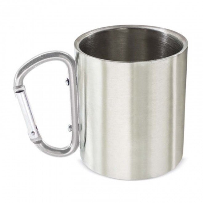 MUG EN INOX 175ML PERSONNALISABLE 'MACKENZIE MINI' - gris