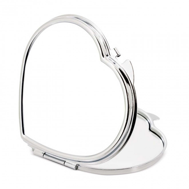 MIROIR EN METAL PERSONNALISABLE 'BEYLLE' - coeur