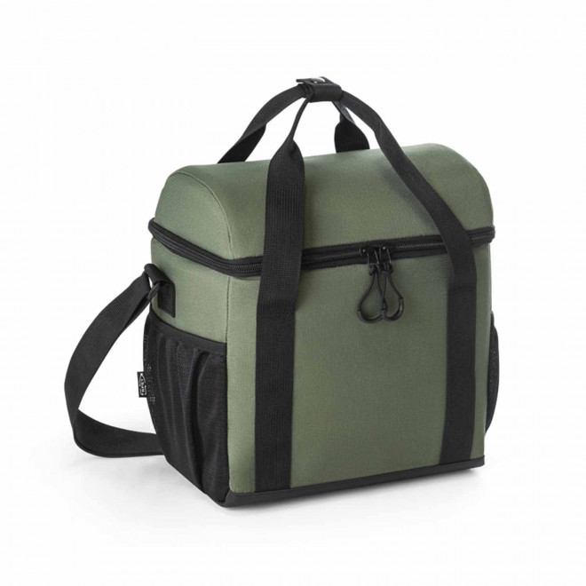 SAC ISOTHERME EN POLYESTER RECYCLE PERSONNALISABLE 'KESHO' - vert foncé