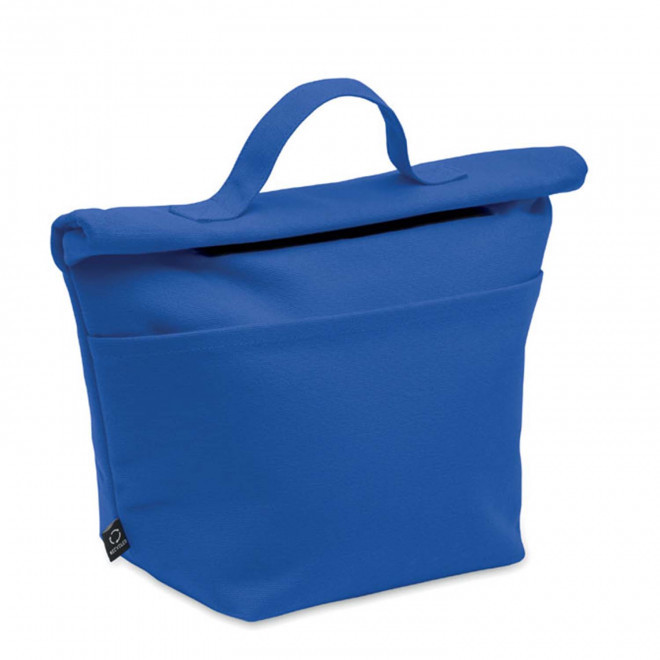 SAC ISOTHERME PERSONNALISABLE EN COTON RECYCLE 'KRYS COUL' - bleu royal