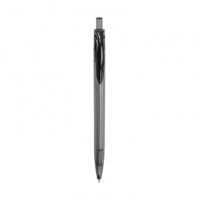 STYLO TRANSPARENT PERSONNALISE 'AYO' - noir