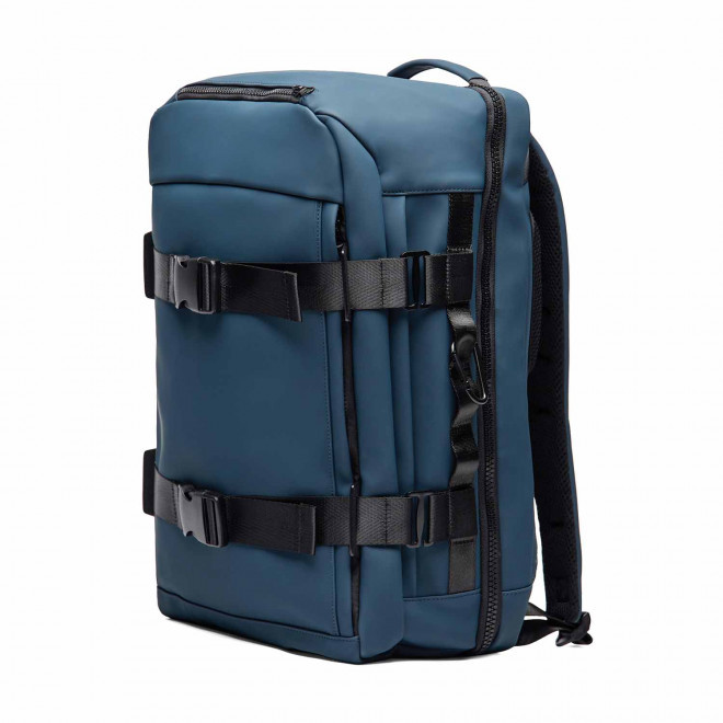 SAC A DOS CABINE EN PU PERSONNALISABLE 'BENETT' - bleu marine