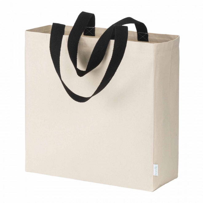 SAC COTON PERSONNALISABLE ANSES COUL 'AURIANA SOUFFLET' - noir