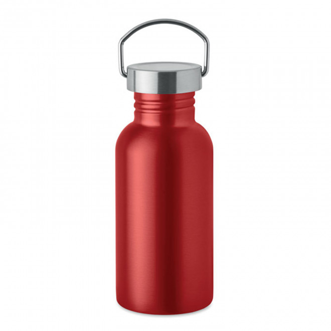 GOURDE ALU 500 ML PERSONNALISABLE 'CHEDDY COLOR' - rouge