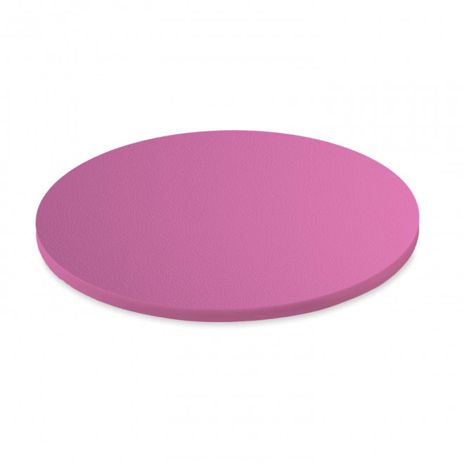 DESSOUS DE VERRE PERSONNALISABLE EN PVC 'QUANTE' - rose