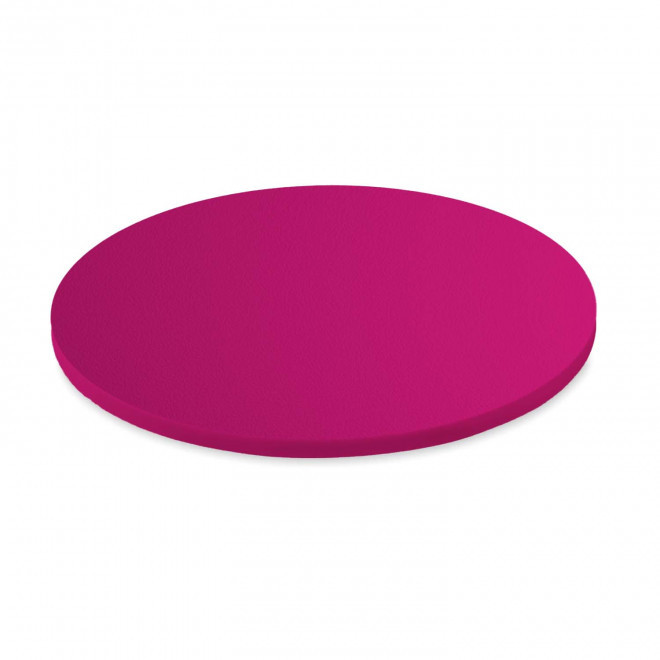 DESSOUS DE VERRE PERSONNALISABLE EN PVC 'QUANTE' - framboise