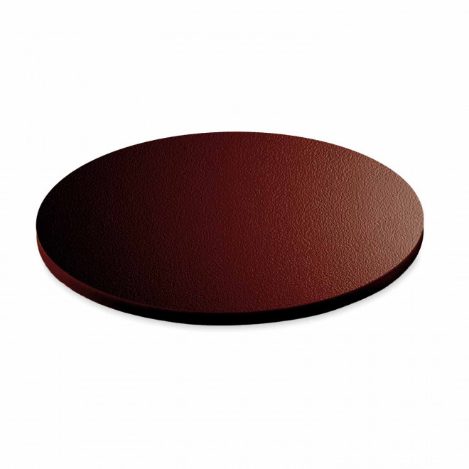 DESSOUS DE VERRE PERSONNALISABLE EN PVC 'QUANTE' - marron