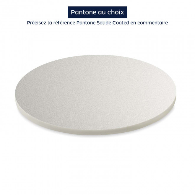 DESSOUS DE VERRE PERSONNALISABLE EN PVC 'QUANTE' - pantone au choix