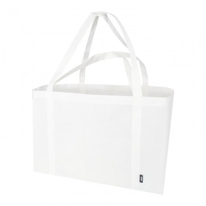 SAC NON TISSE DOUBLE ANSES PERSONNALISABLE 'MYXTO RPET XL' - blanc