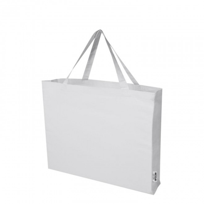 SAC SOUFFLET PERSONNALISABLE 'MIRAMAR COULEUR RECYCLE' - blanc