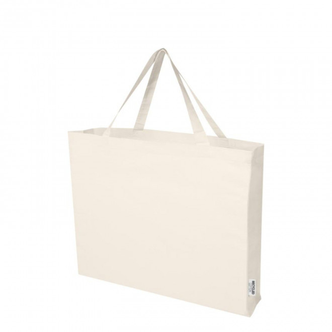 SAC SOUFFLET PERSONNALISABLE 'MIRAMAR COULEUR RECYCLE' - naturel