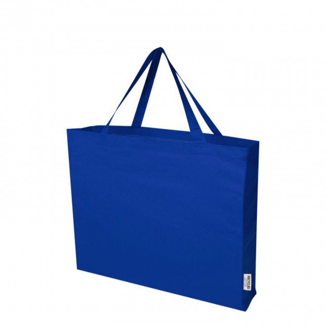 SAC SOUFFLET PERSONNALISABLE 'MIRAMAR COULEUR RECYCLE' - bleu royal