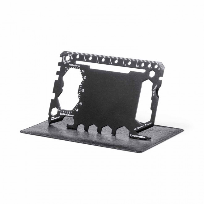 CARTE MULTIFONCTIONS PERSONNALISE 'FESTO PLUS' - noir