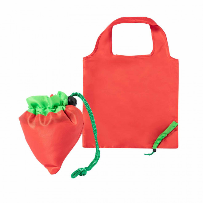 SAC PLIABLE PERSONNALISABLE 'MAXIFRUITY RPET' - fraise