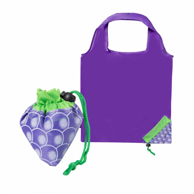 SAC PLIABLE PERSONNALISABLE 'MAXIFRUITY RPET' - raisin