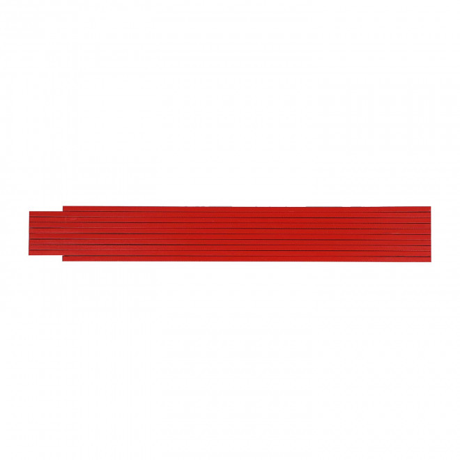 METRE PLIANT PERSONNALISE 'MINESURO COLOR' - rouge