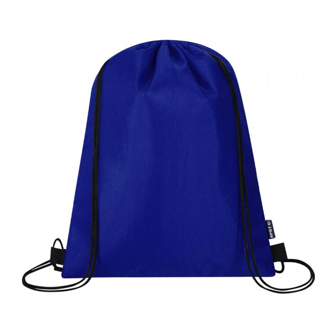 SAC ISOTHERME CORDELETTE PERSONNALISABLE 'HOPY RPET' - bleu