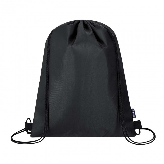 SAC ISOTHERME CORDELETTE PERSONNALISABLE 'HOPY RPET' - noir