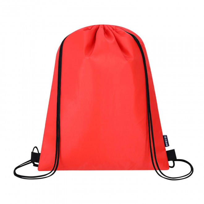 SAC ISOTHERME CORDELETTE PERSONNALISABLE 'HOPY RPET' - rouge