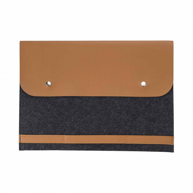 HOUSSE EN FEUTRINE PERSONNALISABLE 'TAYSO' - gris