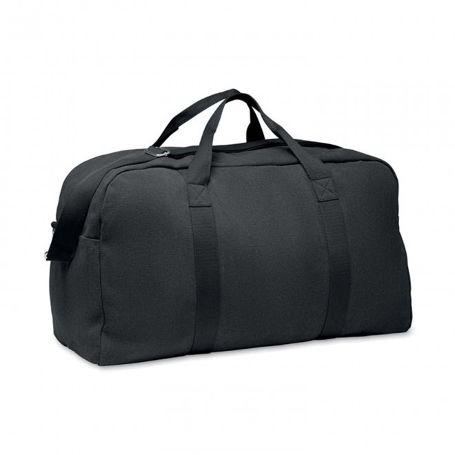SAC DE VOYAGE RECYCLE PERSONNALISABLE 'ESCAB' - noir