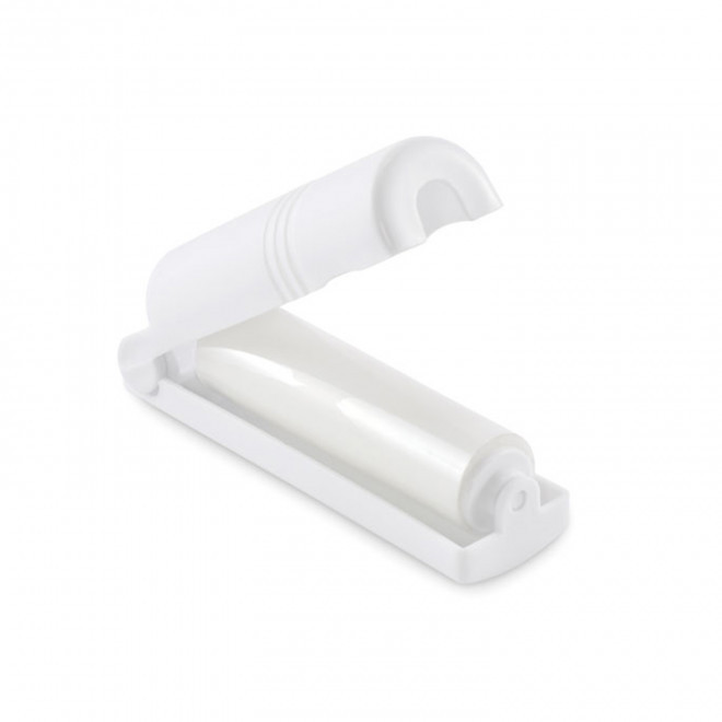 ROULEAU NETTOYANT PERSONNALISABLE POUR TEXTILE 'BOULOCHE' - blanc