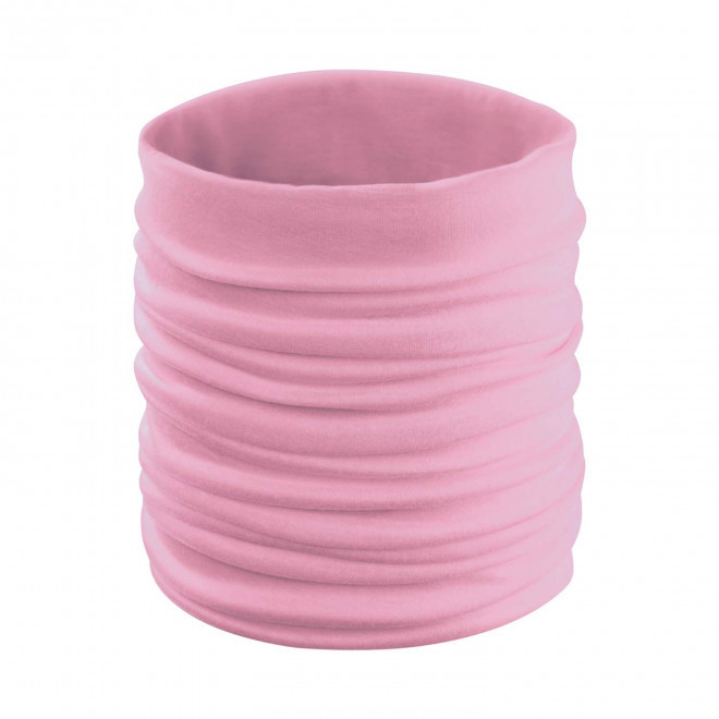 FOULARD TUBE MULTIFONCTION PERSONNALISABLE 'MADY' - rose clair