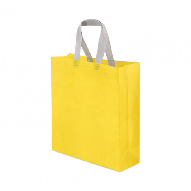SAC NON TISSE PERSONNALISABLE 'CATAN LARGE' - jaune