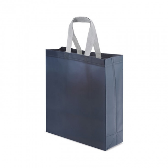 SAC NON TISSE PERSONNALISABLE 'CATAN LARGE' - bleu marine