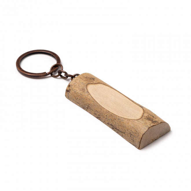 PORTE-CLES PERSONNALISE EN BOIS CREUSE 'HOUTY' - bois