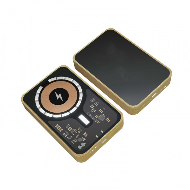 POWERBANK 5000 MAH PERSONNALISEE 'MAGSY BAMBOU' - bambou