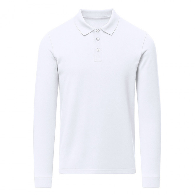 POLO MIXTE BLANC PERSONNALISABLE 'CHARLOT' - blanc