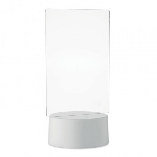 TABLEAU LUMINEUX PERSONNALISE 'ACRYLED' - blanc