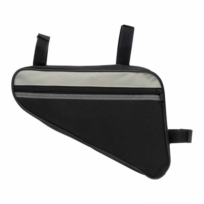 SACOCHE DE SELLE PERSONNALISABLE 'KOTI' - noir/gris