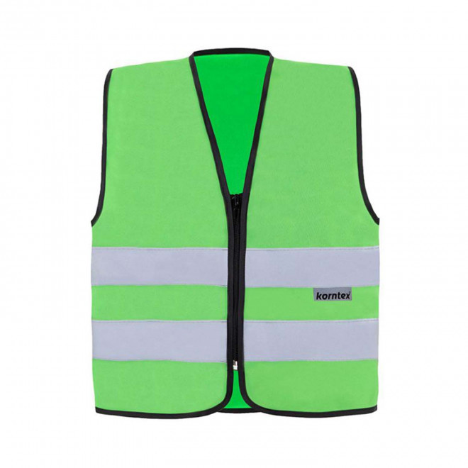 GILET SECURITE PERSONNALISE 'ARMILLA ZIPPE' - vert