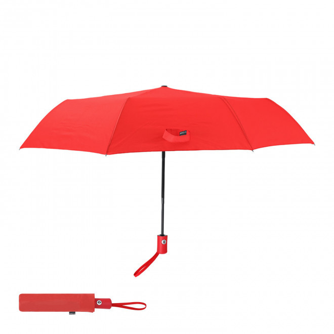 PARAPLUIE PERSONNALISABLE 'THURSO RPET COLOR'  - rouge