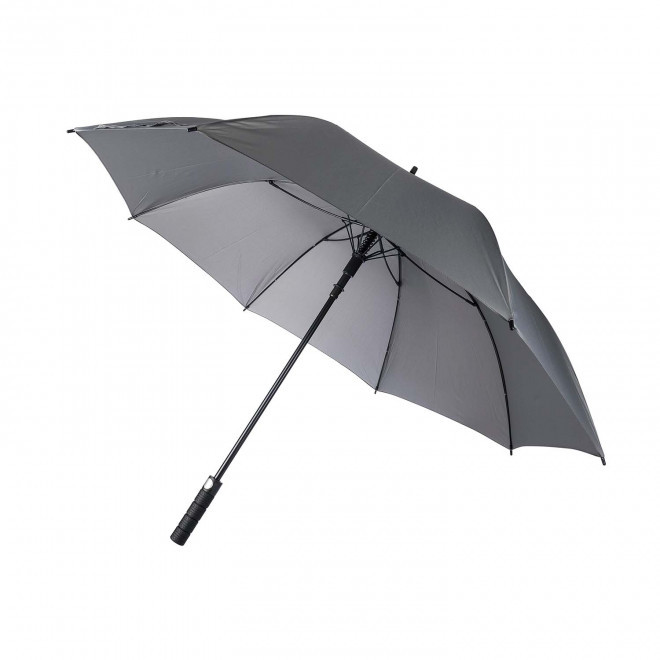 PARAPLUIE DROIT RPET PERSONNALISABLE 'RAVEN' - gris