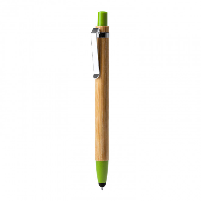 STYLO EN BAMBOU PERSONNALISABLE 'ANDREA COLOR' - vert