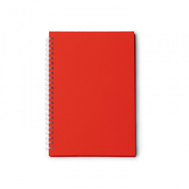 CARNET SPIRALE PERSONNALISABLE 'MISTREL' - rouge