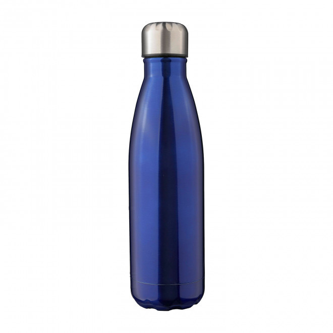 BOUTEILLE ISOTHERME 500ML PERSONNALISABLE 'MATERA RECYCLE' - bleu