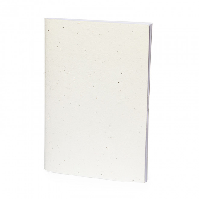 CARNET A5 ENSEMENCE PERSONNALISE 'AMAPOLI' - blanc