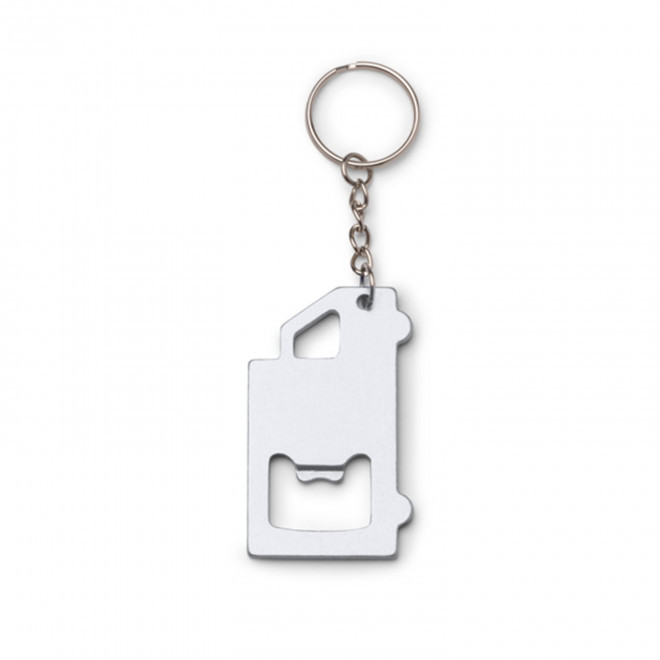 PORTE-CLES DECAPSULEUR PUBLICITAIRE 'TRUCKAS' - gris