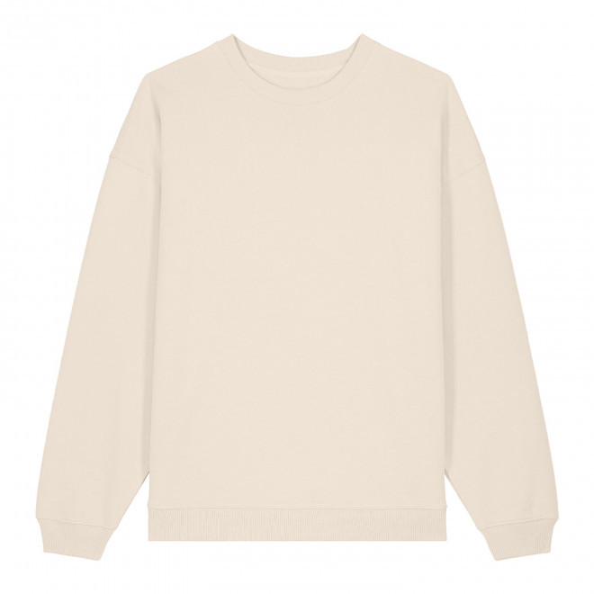 SWEAT SHIRT MIXTE OVERSIZE PERSONNALISE 'RADDER 2.0' - crème