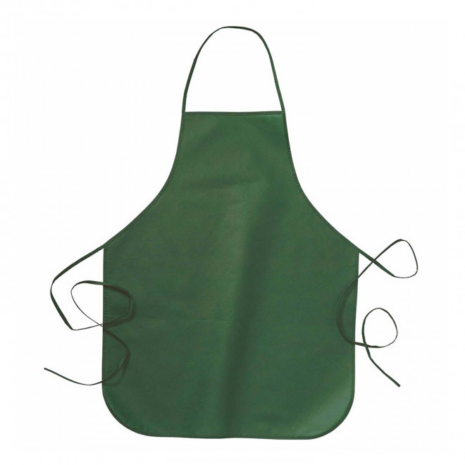 TABLIER SANS POCHE NON TISSE PERSONNALISE 'VAKITA' - vert