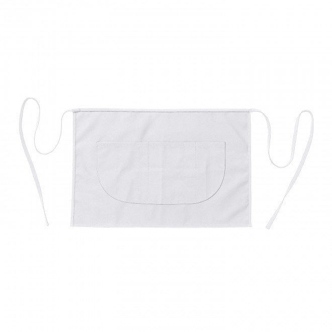 TABLIER COURT PERSONNALISABLE 'ITATAB' - blanc