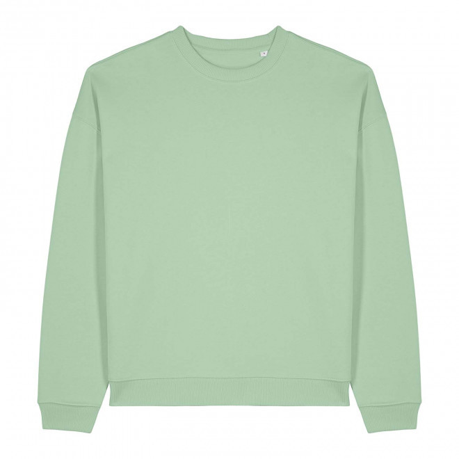 SWEAT SHIRT MIXTE OVERSIZE PERSONNALISE 'RADDER 2.0' - vert clair
