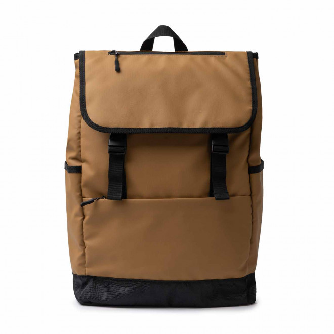 SAC A DOS EN PU PERSONNALISABLE 'UNIDAS' - marron